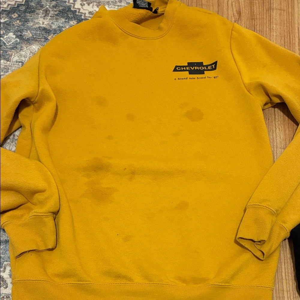 Chemistry Men's Mustard Crewneck Sweater